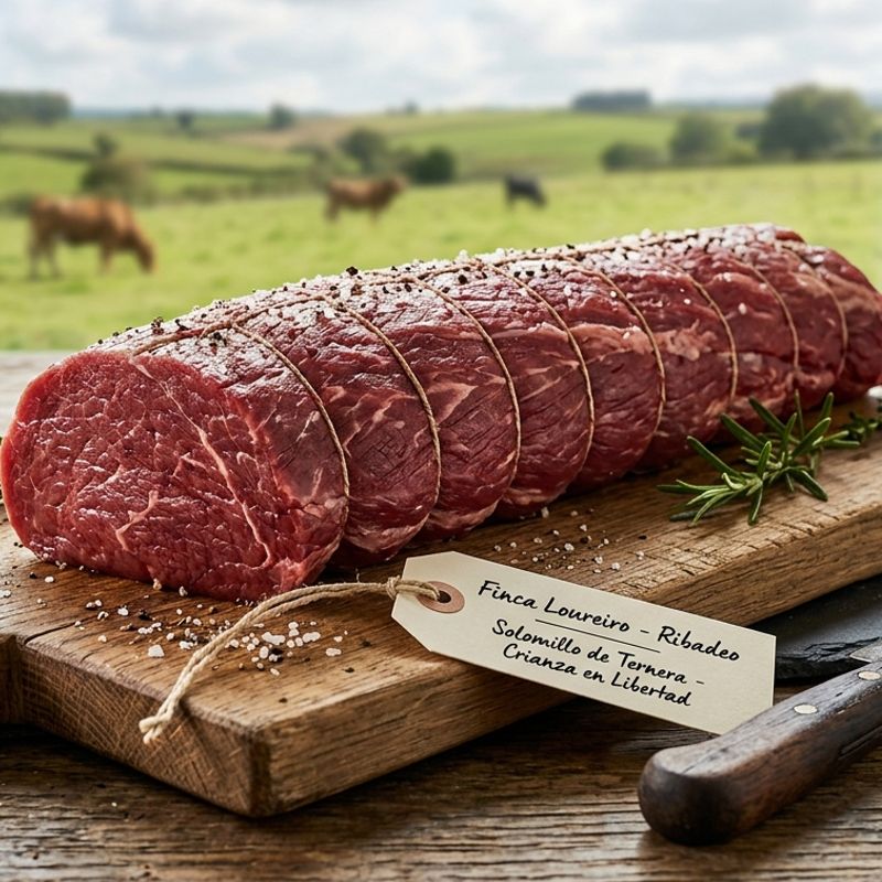 Solomillo de ternera de pasto: Calidad Suprema